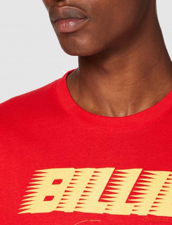Billie Eilish: Unisex T-Shirt: Racer Logo Jumbo (Red) (Large)