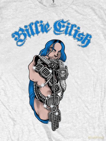 Billie Eilish: Unisex Tee: Bling (Small)