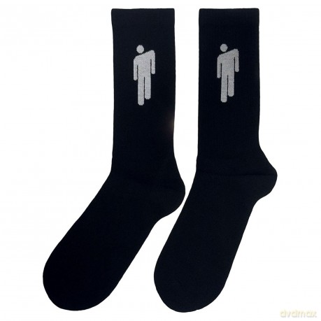 Billie Eilish: Unisex Terry Socks: White Blohsh (Black) (UK Size 7 - 11)