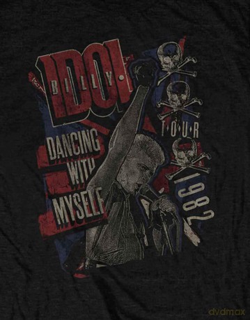 Billy Idol: Men's Tee: Dancing with Myself (Small)