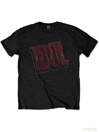 Billy Idol: Men's Tee: Vintage Logo (Small)