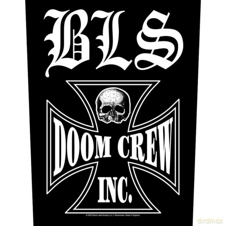 Black Label Society: Back Patch: Doom Crew