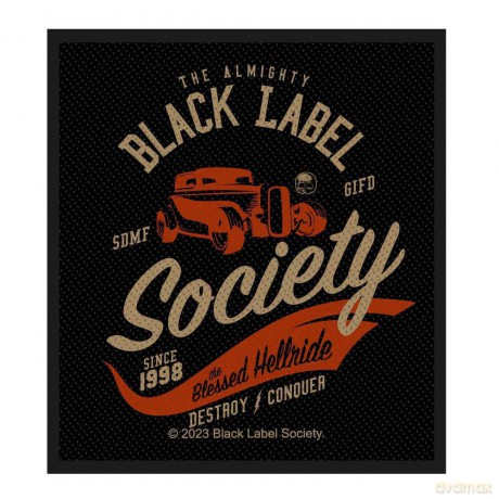 Black Label Society: Standard Patch: The Blessed Hellride