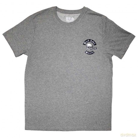 Black Label Society: Unisex T-Shirt: Mini Skull Logo (Grey) (Large)