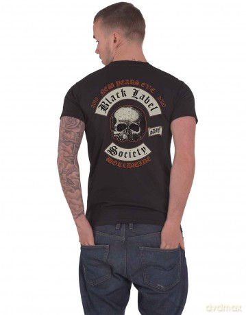 Black Label Society: Unisex T-Shirt: New Years Eve (Black) (Back Print) (Small)