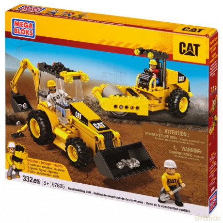 MEGA BLOKS CAT Pojazdy budowlane [KLOCKI]