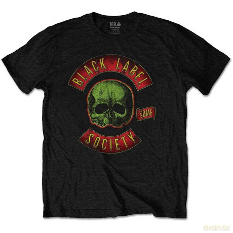 Black Label Society: Unisex T-Shirt: Skull Logo Colour (Black) (Small)