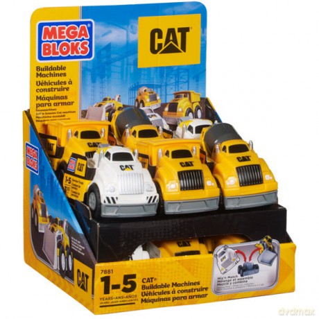 MEGA BLOKS Cat pojazdy mix [KLOCKI]
