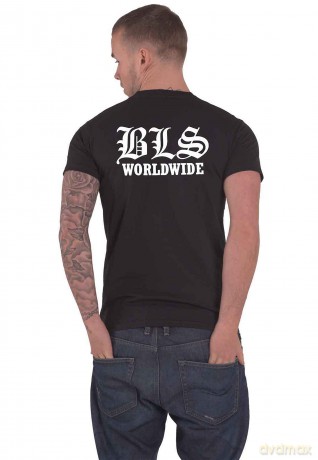 Black Label Society: Unisex T-Shirt: Worldwide V. 2 (Black) (Back Print) (X-Large)