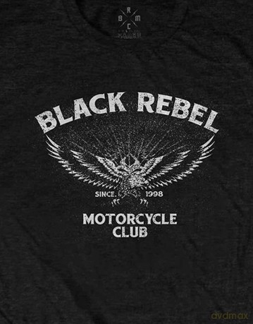 Black Rebel Motorcycle Club: Unisex T-Shirt: Eagle (Black) (Large)