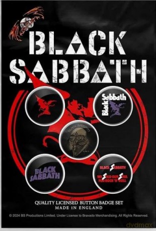 Black Sabbath: Button Badge Pack: Red Devil