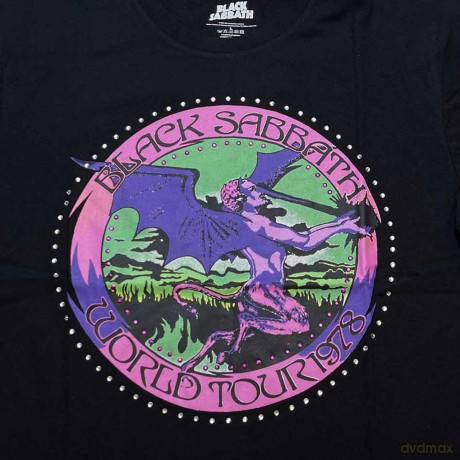 Black Sabbath: Kids T-Shirt: Tour '78 (Black) (Embellished) (3-4 Years)