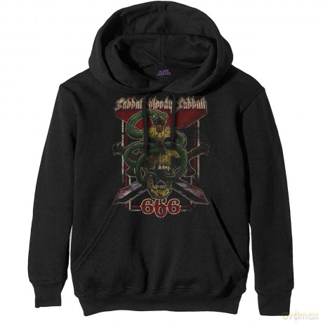 Black Sabbath: Men's Pullover Hoodie: Bloody Sabbath 666 (XX-Large)