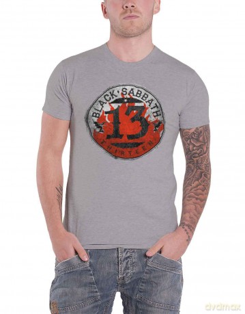 Black Sabbath: Men's Tee: 13 Flame Circle (Small)