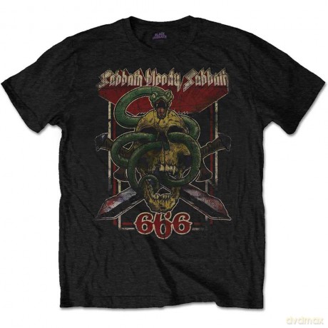 Black Sabbath: Men's Tee: Bloody Sabbath 666 (Small)