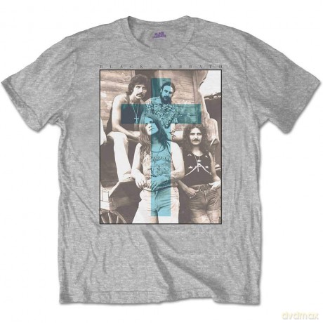 Black Sabbath: Men's Tee: Blue Cross (X-Large)