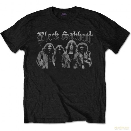 Black Sabbath: Men's Tee: Greyscale Group (Small)