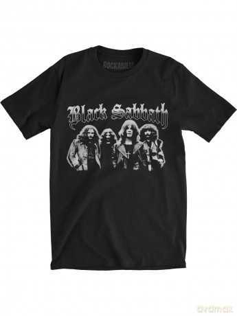Black Sabbath: Men's Tee: Greyscale Group (XX-Large)