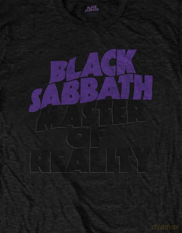Black Sabbath: Men's Tee: Masters of Reality Album (Back Print) (Small)