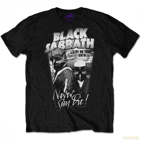 Black Sabbath: Men's Tee: Never Say Die (Large)