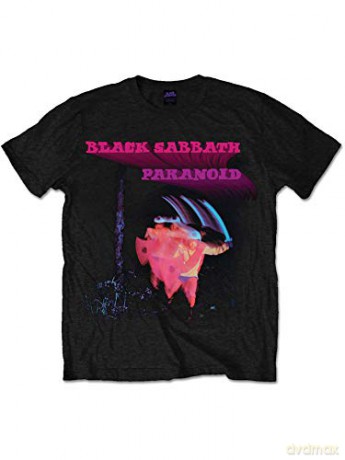 Black Sabbath: Men's Tee: Paranoid Motion Trails (Large)