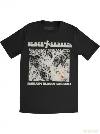 Black Sabbath: Men's Tee: Sabbath Bloody Sabbath Vintage (Small)