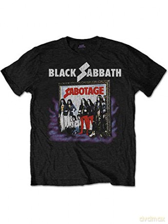 Black Sabbath: Men's Tee: Sabotage Vintage (Small)