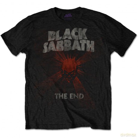 Black Sabbath: Men's Tee: The End Mushroom Cloud (Small)