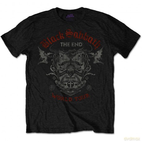 Black Sabbath: Men's Tee: The End Mushroom Cloud (X-Large)