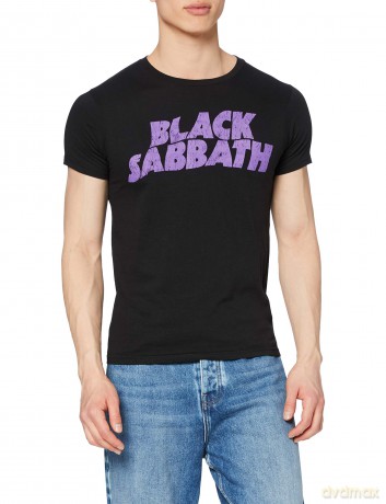 Black Sabbath: Men's Tee: Wavy Logo Vintage (Small)