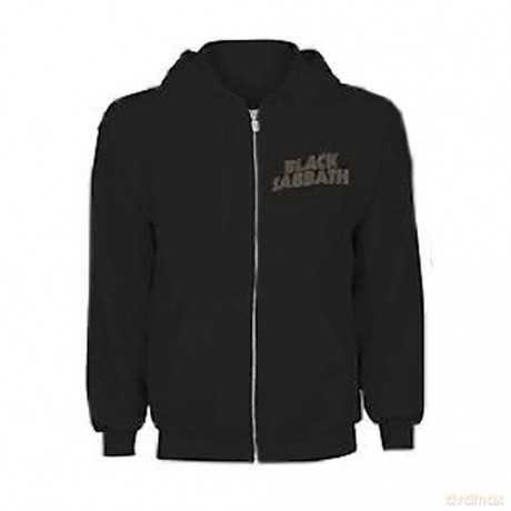Black Sabbath: Men's Zipped Hoodie: Tour 1978 with Back Printing (Large)
