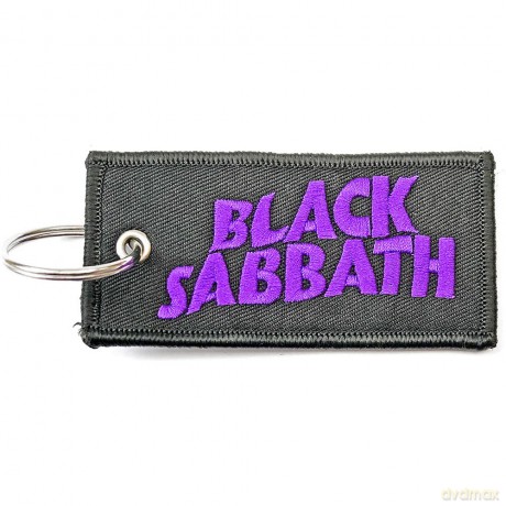 Black Sabbath: Patch Keychain: Wavy Logo (Double Sided)