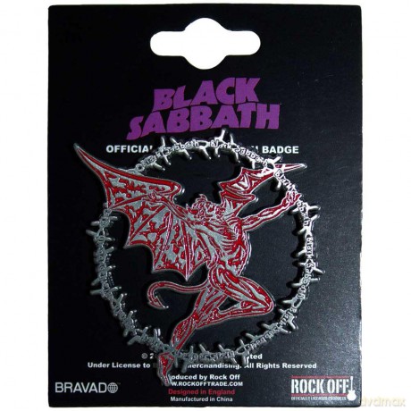 Black Sabbath: Pin Badge: Daemon Ring