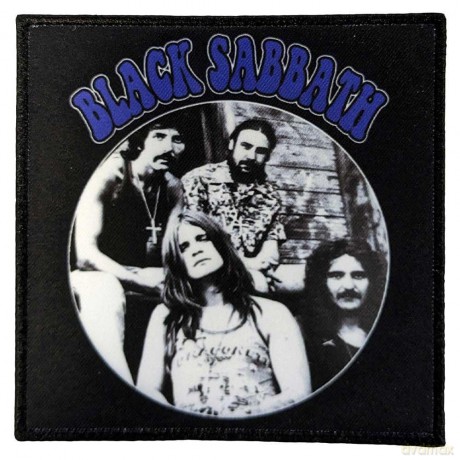 Black Sabbath: Standard Patch: Band Photo Circle