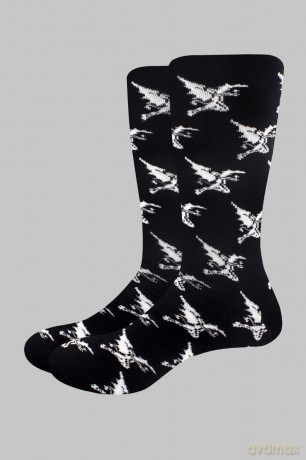 Black Sabbath: Unisex Ankle Socks: Demon Pattern (Black) (UK Size 7 - 11)