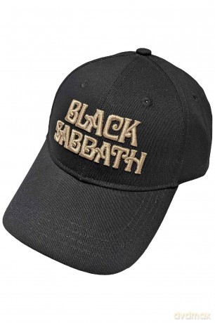 Black Sabbath: Unisex Baseball Cap: Text Logo (Black)