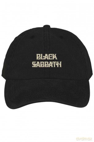 Black Sabbath: Unisex Baseball Cap: Text Logo (Black)