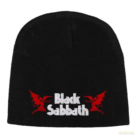 Black Sabbath: Unisex Beanie Hat: Purple Logo (Black)