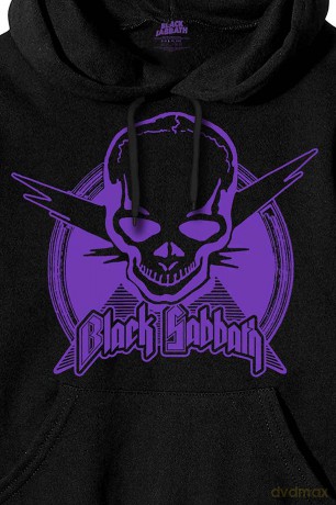 Black Sabbath: Unisex Pullover Hoodie: Aviation Skull (Black) (XX-Large)