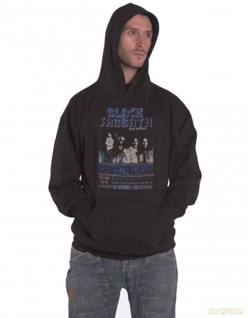 Black Sabbath: Unisex Pullover Hoodie: Deutsches '73 (Black) (Small)