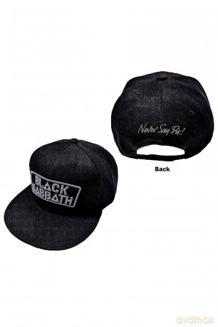 Black Sabbath: Unisex Snapback Cap: Never Say Die (Black)