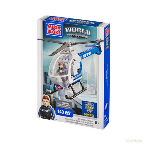 MEGA BLOKS Helikopter policyjny NYPD [KLOCKI]