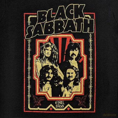 Black Sabbath: Unisex T-Shirt: Est 1968 (Black) (Large)