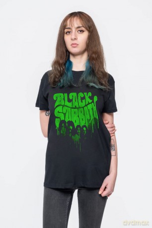 Black Sabbath: Unisex T-Shirt: Graffiti (Black) (Small)