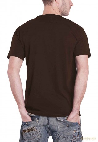 Black Sabbath: Unisex T-Shirt: Henry Pyramid Emblem (Chocolate Brown) (Small)