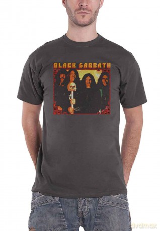 Black Sabbath: Unisex T-Shirt: Japan Photo (Charcoal Grey) (XX-Large)