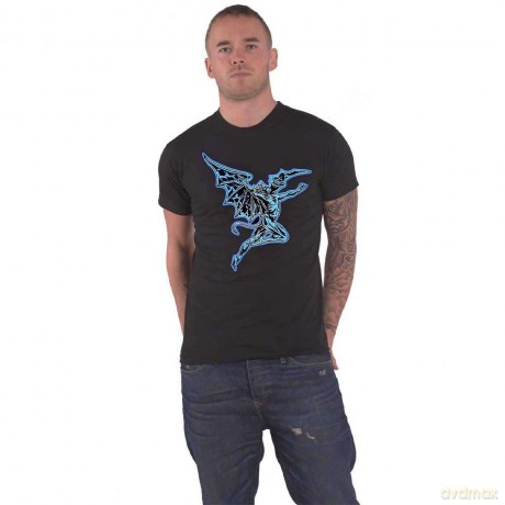 Black Sabbath: Unisex T-Shirt: Lightning Henry (Black) (Back Print) (Medium)