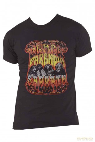 Black Sabbath: Unisex T-Shirt: Paranoid Psych (Black) (X-Large)