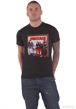 Black Sabbath: Unisex T-Shirt: Sabotage (Black) (Back Print) (XX-Large)