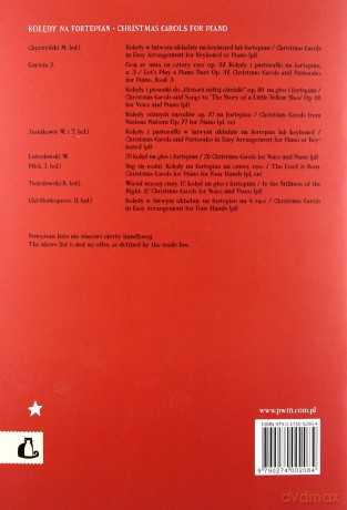 Kolędy w najłatwiejszym układzie na fortepian - Adam Lewandowski [KSIĄŻKA]